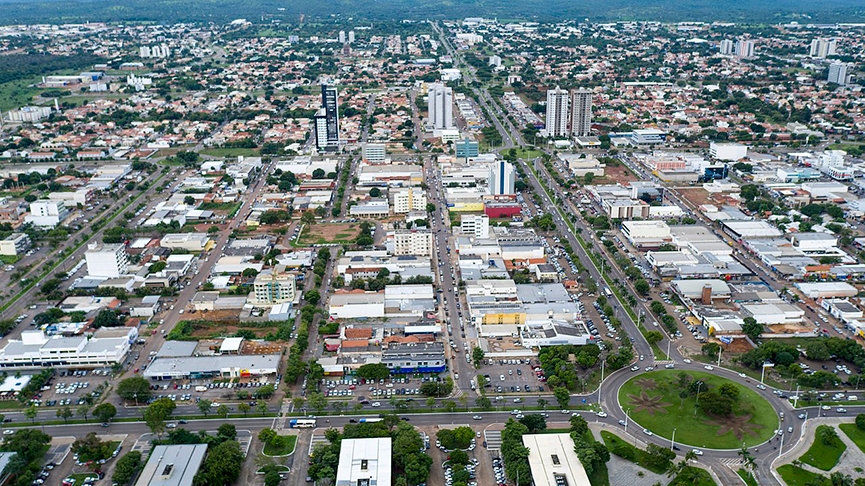 A separação oficializou uma diferença que já existia na prática. O norte goiano - agora Tocantins, capital Palmas (foto) - vinculado comercialmente a Maranhão e Pará Reprodução: Flipar