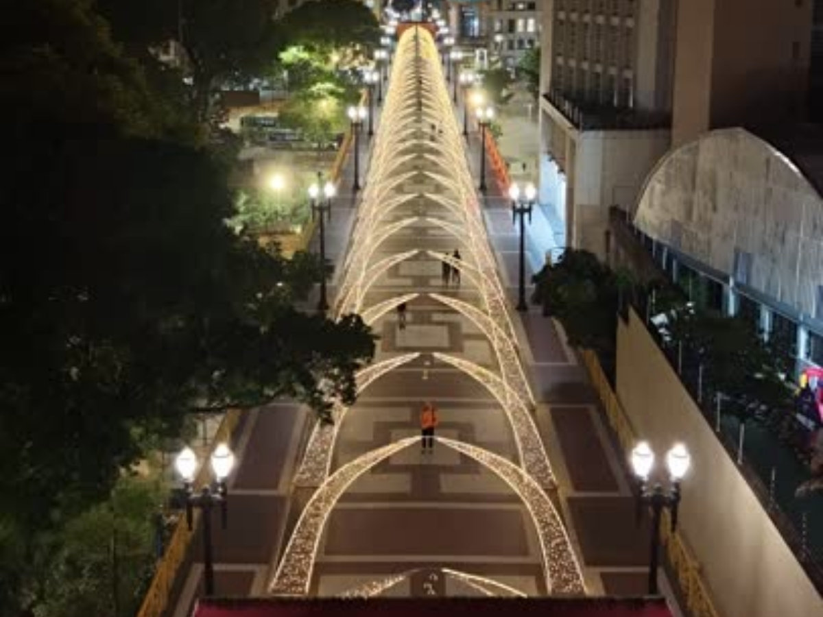 Decoração de Natal em São Paulo (SP). Foto: Divulgação - Prefeitura de São Paulo (SP)