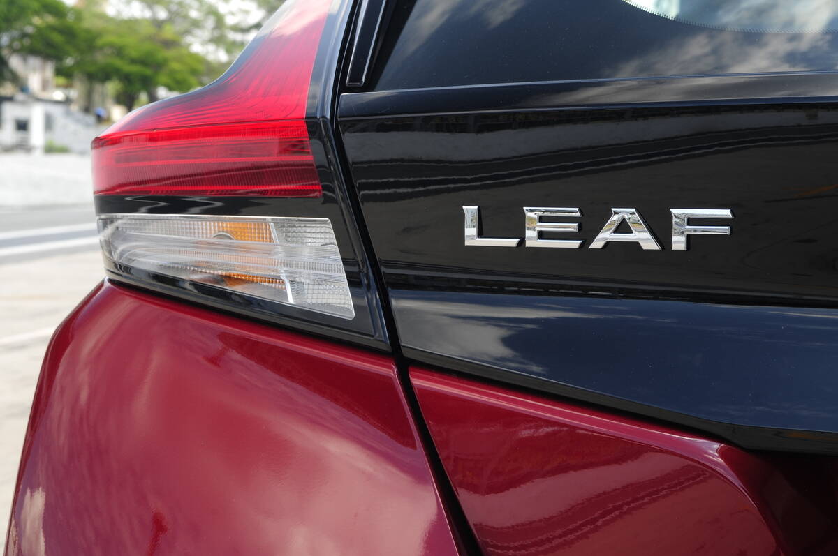 Nissan Leaf 2019. Foto: Divulgação