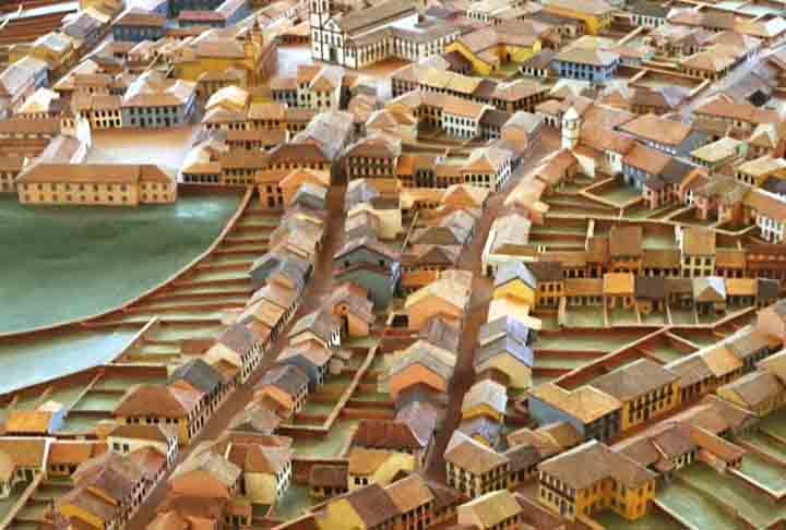 Entre os itens mais populares e curiosos do Museu do Ipiranga, em São Paulo, está uma maquete que mostra como era a capital paulista em 1841, época do Brasil Imperial.
 Reprodução: Flipar