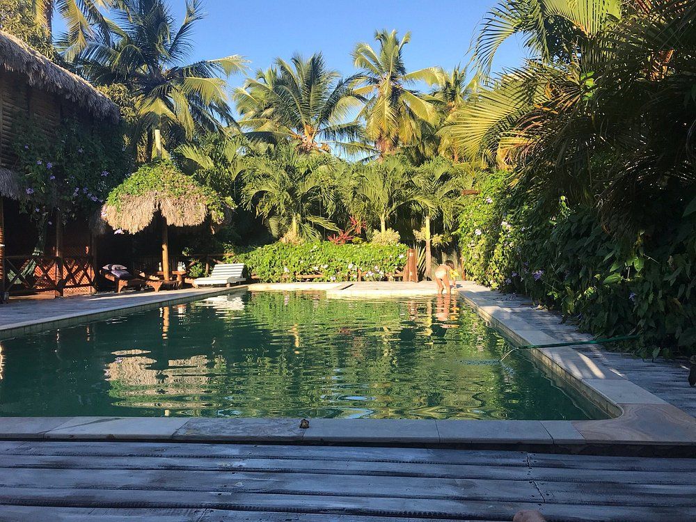 Área externa da pousada . Foto: Reprodução / Redes Sociais