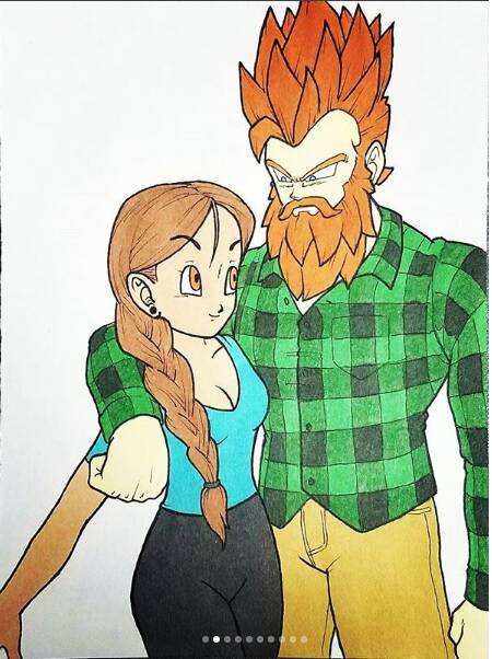 Inspirado em "Dragon Ball Z". Foto: Reprodução/Instagram