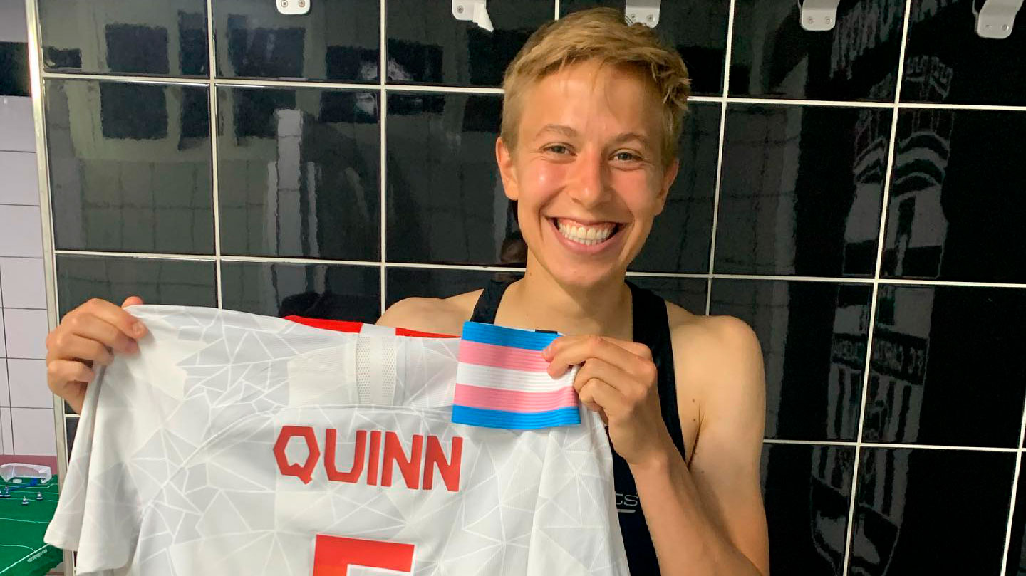 Quinn é atleta desde os seis anos de idade e já competiu em natação, hockey e ski. Foto: Reprodução/Instagram 20.07.2023