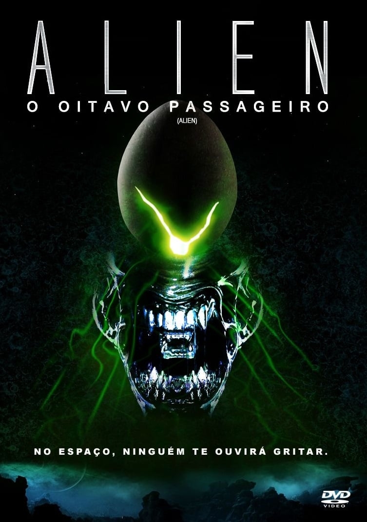 Alien, o Oitavo Passageiro (1979) - Só então, na ordem dos acontecimentos da saga, ocorrem os fatos do grande clássico da franquia, estrelado por Sigourney Weaver.  Reprodução: Flipar