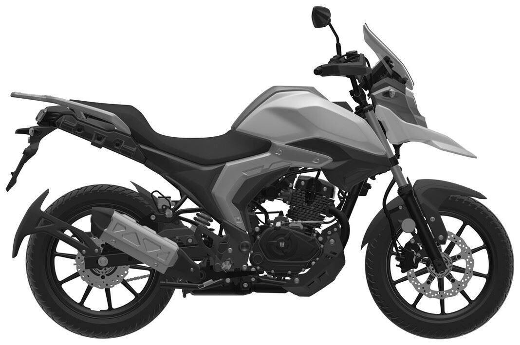 "Mini" Suzuki V-Strom. Foto: Reprodução