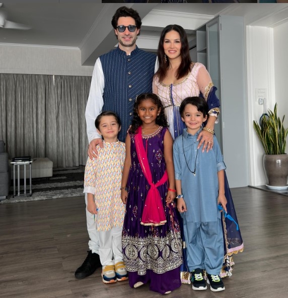 O casal tem três filhos: Asher Singh Weber, Nisha Kaur Weber e Noah Singh Weber.