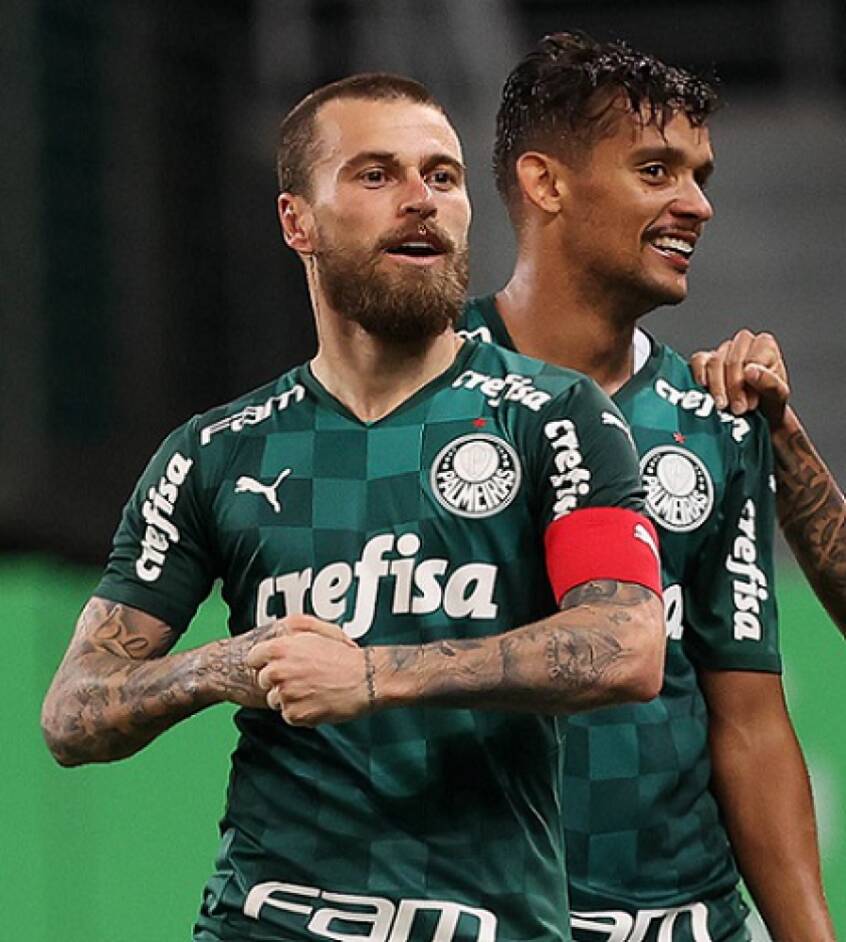 Capitão e artilheiro, Lucas Lima já marcou em 2021 o mesmo número gols dos dois últimos anos de Palmeiras. Foto: LANCE!/NOSSO PALESTRA