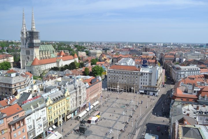 Zagreb - A capital croata é repleta de construções em estilo austro-húngaro dos séculos 18 e 19. A Cidade Alta abriga vários dos mais importantes e antigos patrimônios do país.  Reprodução: Flipar
