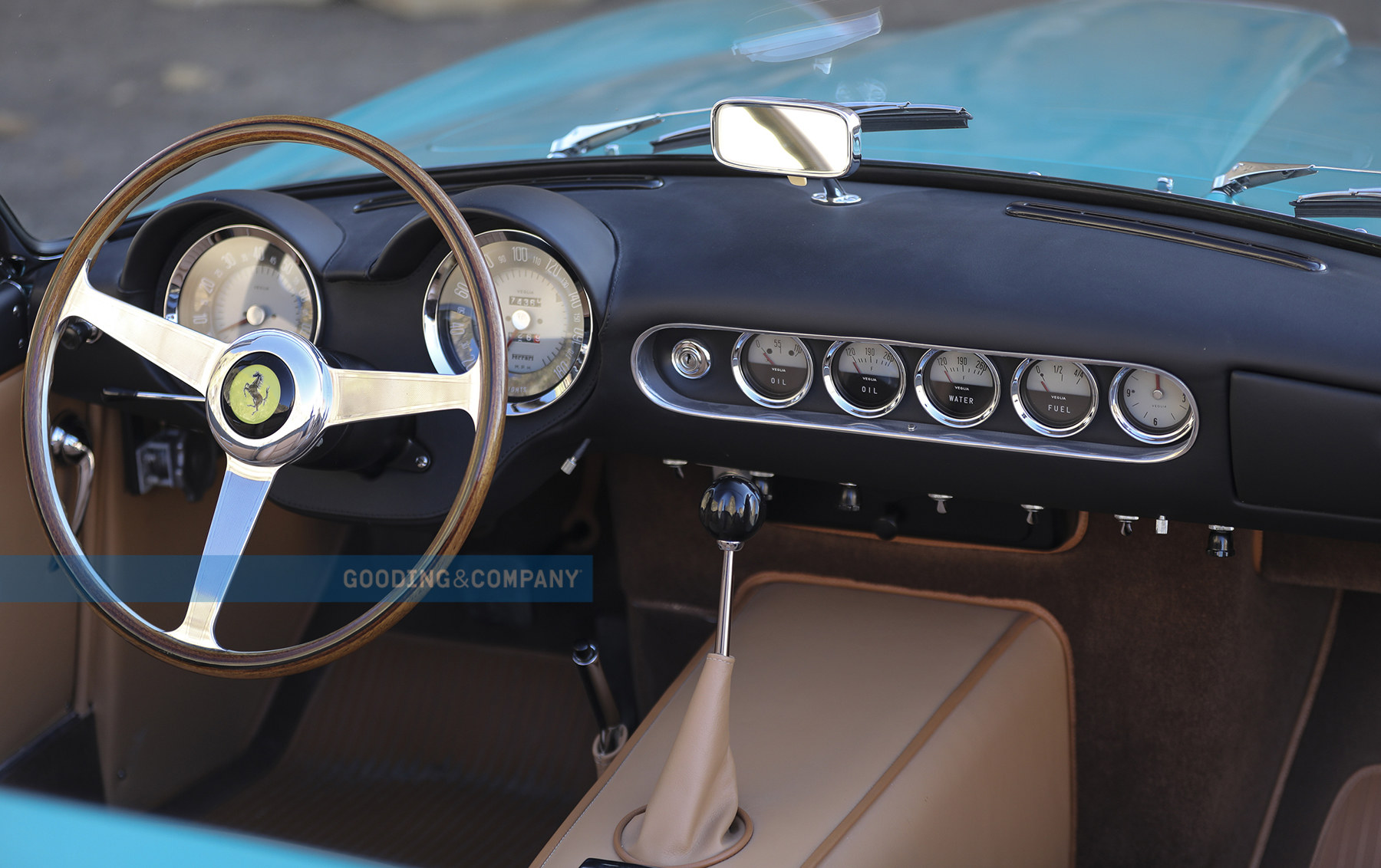 Ferrari 250 GT California Spider 1962. Foto: Reprodução - Gooding & Co