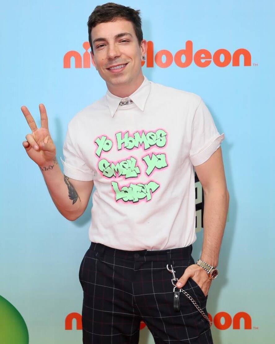 Di Ferrero no Orange Carpet do Meus Prêmios Nick. Foto: Reprodução/Instagram