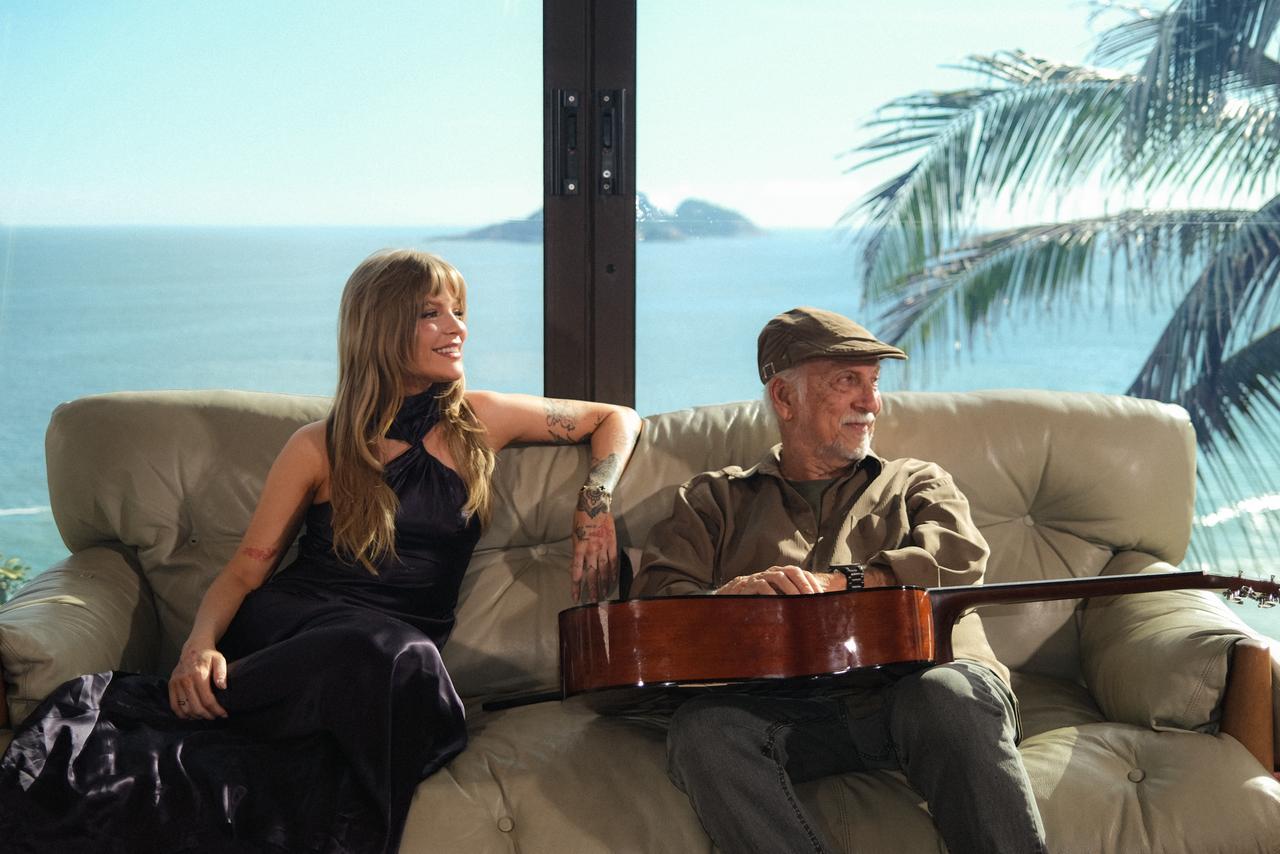 Luísa Sonza e Roberto Menescal. Foto: Pam Martins
