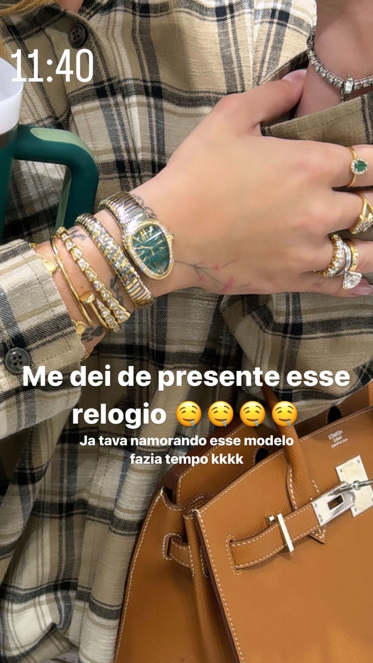 Virginia Fonseca mostra detalhes de relógio luxuoso Reprodução/Instagram