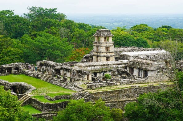 Ruínas Palenque, no México. Foto: Reprodução