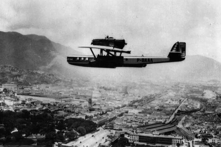Após os primeiros anos dedicados a voos dentro do Rio de Grande do Sul, a Varig deu uma guinada na década de 1940 que a transformaria em uma companhia aérea de relevância internacional. 
 Reprodução: Flipar