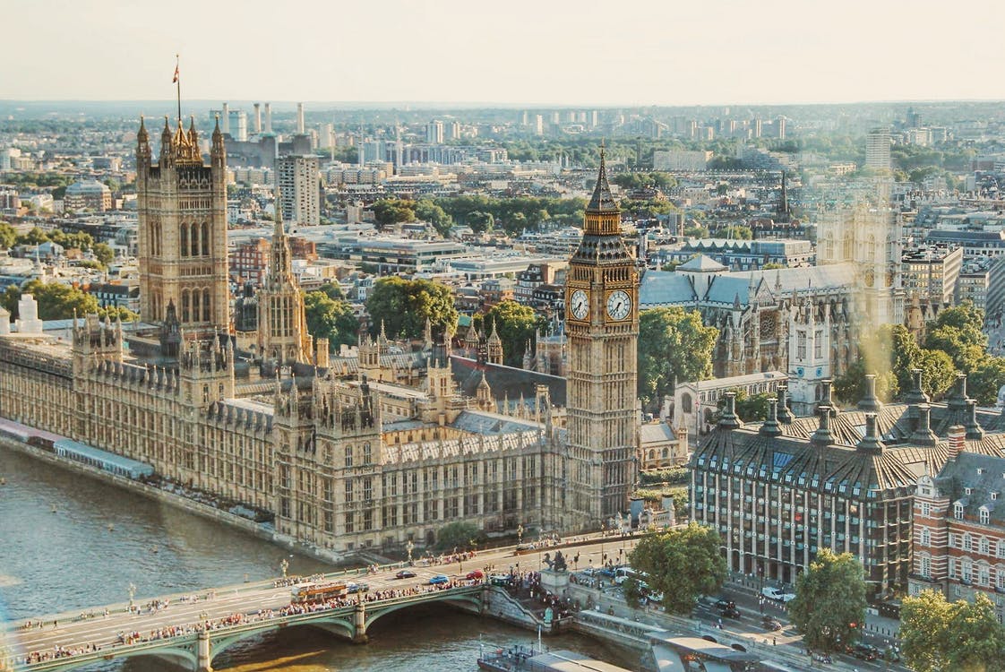 Palácio de Westminster. Foto: Dominika Gregusova/Pexels