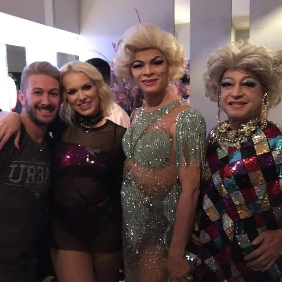 Salete Campari, Miss Biá e amigos. Foto: Reprodução/Instagram