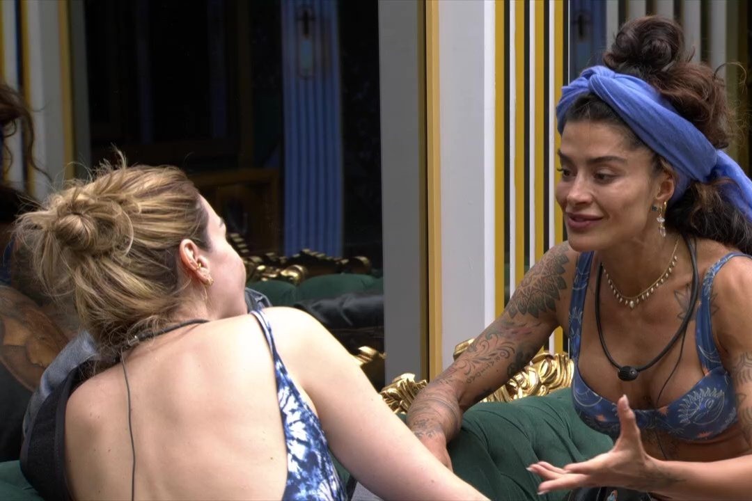 Ana Paula e Aline Campos discutem no BBB 26.. Foto: Reprodução/Rede Globo