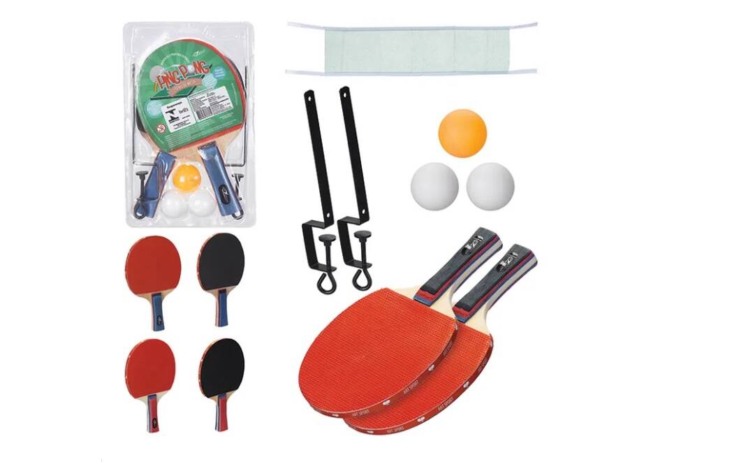 Kit ping pong com rede – Art Sport por R$ 29,90 na MP Brinquedos. Foto: Divulgação