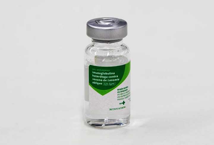 O soro antilonômico é produzido exclusivamente pelo Instituto Butantan e enviado ao Ministério da Saúde, que distribui o medicamento por meio do Sistema Único de Saúde (SUS).  Reprodução: Flipar