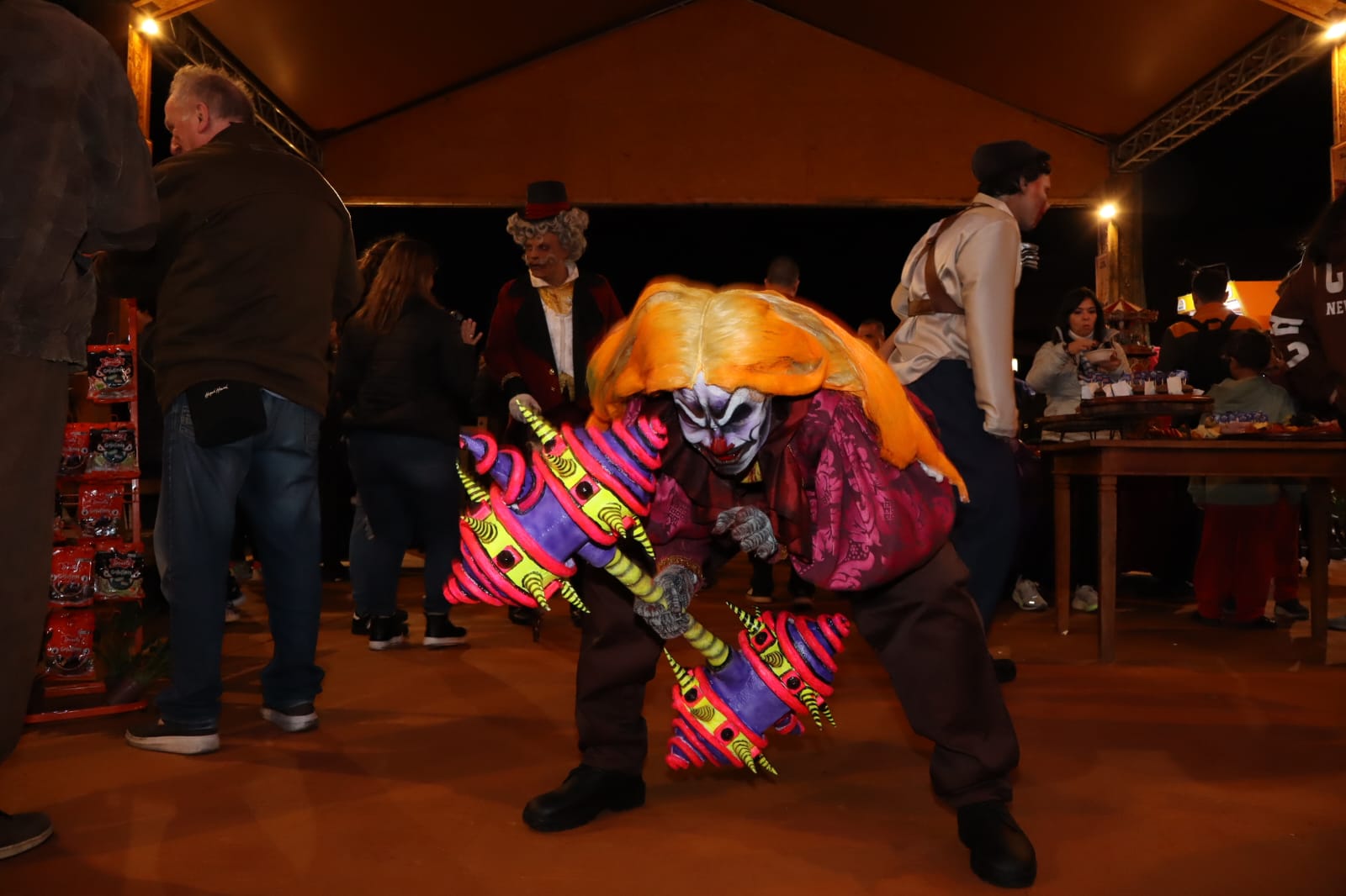 Personagens mais horripilantes do Circo dos Horrores no Hopi Hari. Foto: Pedro H. Lopes