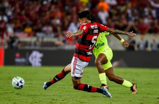 Um dos grandes favoritos ao título, o Palmeiras vinha de uma boa sequência e seria o próximo adversário do Flamengo, no Maracanã. Foto: Marcelo Cortes / CRF