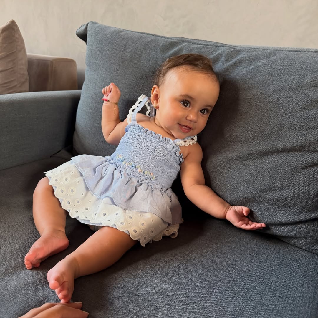 Mel, filha de Bruna Biancardi e Neymar Jr.. Foto: Reprodução/ Instagram @brunabiancardi