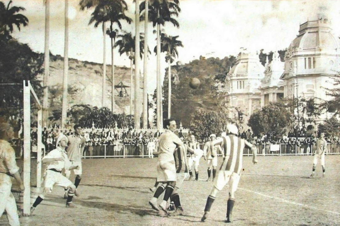 Brasil x Exeter City (1914). Foto: Domínio Público
