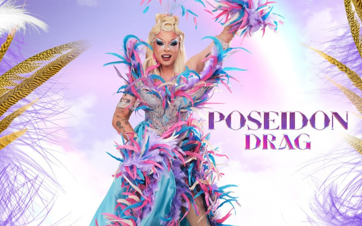 Poseidon Drag é uma queen cômica, criativa e deslumbrante que brilha na cena drag carioca. Natural de Recife, atua como drag há 13 anos. Ser reconhecida como uma drag superstar seria a maior validação de seu trabalho, e seu maior sonho é deixar de ser queen de destaque estadual, para se tornar uma artista de relevância internacional. 

Há seis anos é residente na Pink Flamingo, onde se apresenta três vezes por semana com shows inéditos. Formada em teatro, Poseidon combina atuação e drag com versatilidade, humor afiado e lipsyncs impressionantes. Inspirada por Suzy Brasil, Jeison Wallace e Paulo Gustavo, encanta com carisma e presença. Fora dos palcos é mais discreta, mas em drag, é falante, divertida e direta quando precisa ser.. Foto: Divulgação