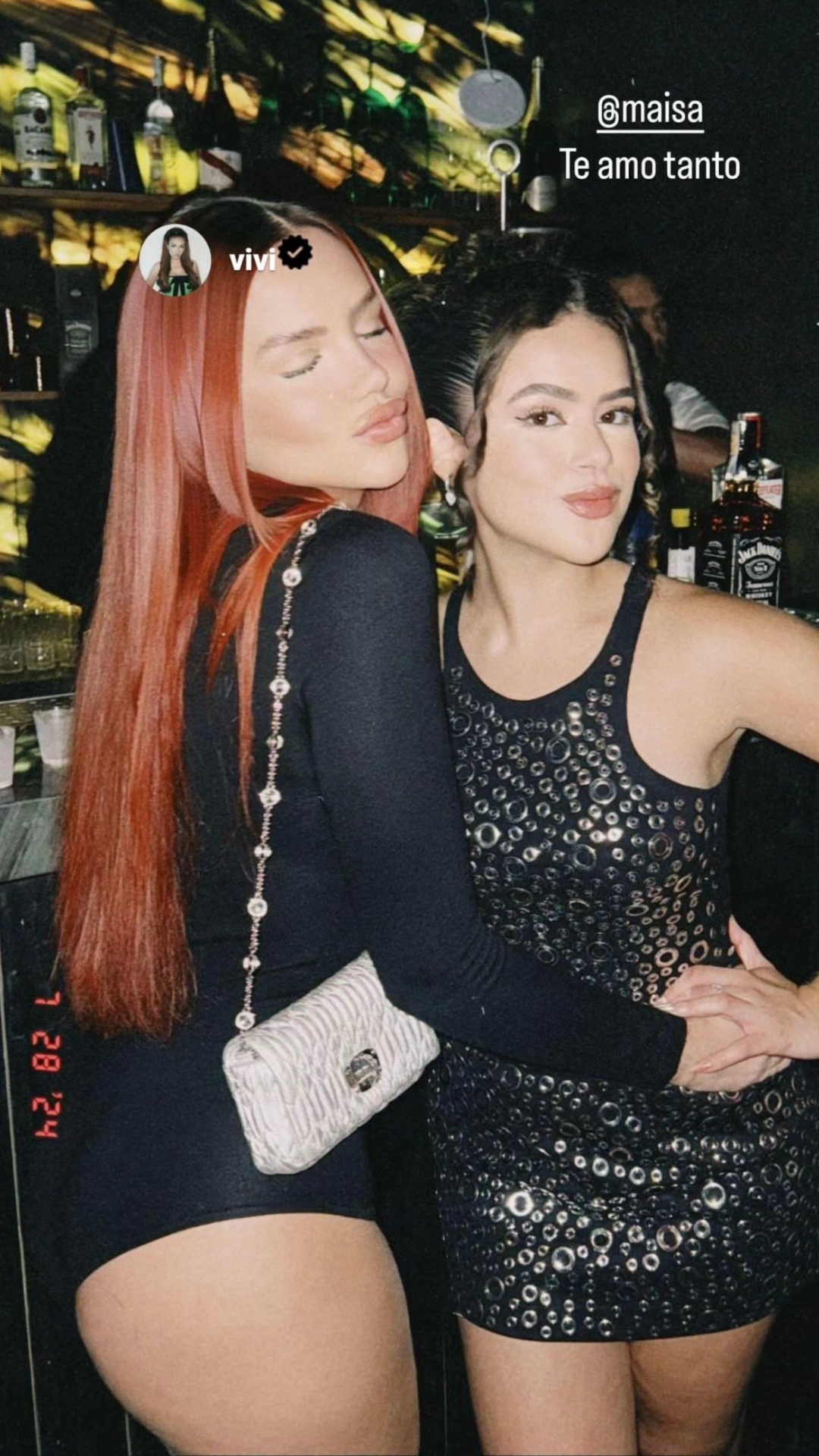 Maisa com a influenciadora Vivi Reprodução/Instagram