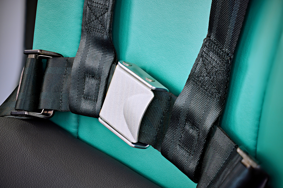 Detalhes do mockup do carro voador da Embraer. Foto: Eve Air/Embraer/Divulgação