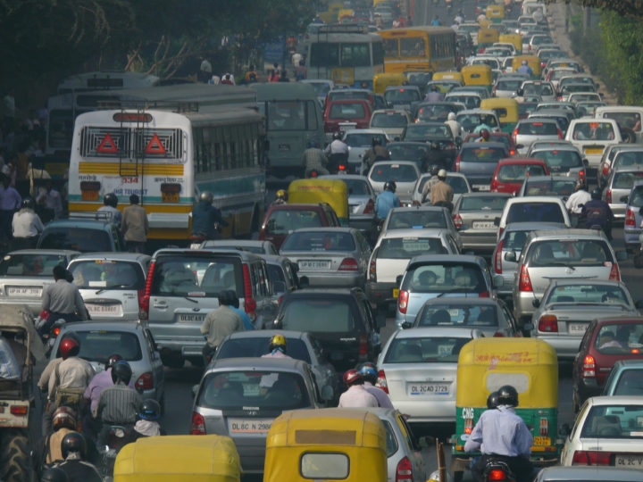 Uma das justificativas para que a Índia tenha tido tantas cidades no ranking é que o país passa atualmente por um crescimento econômico impulsionado pelo carvão, além de abrigar megacidades congestionadas e com intenso tráfego. Reprodução: Flipar