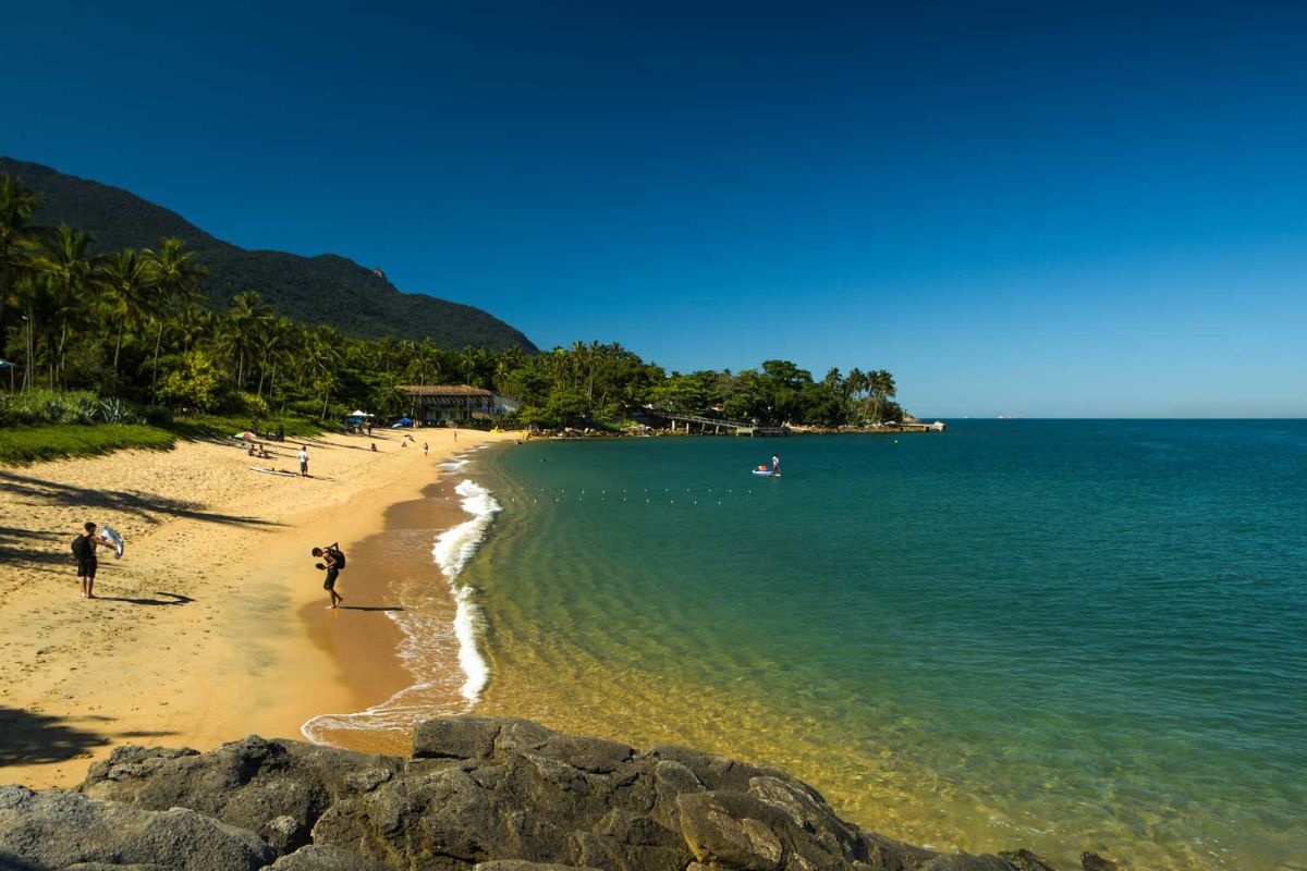 Praia da Feiticeira – Ilhabela (SP). Foto: Divulgação - Prefeitura de Ilhabela 