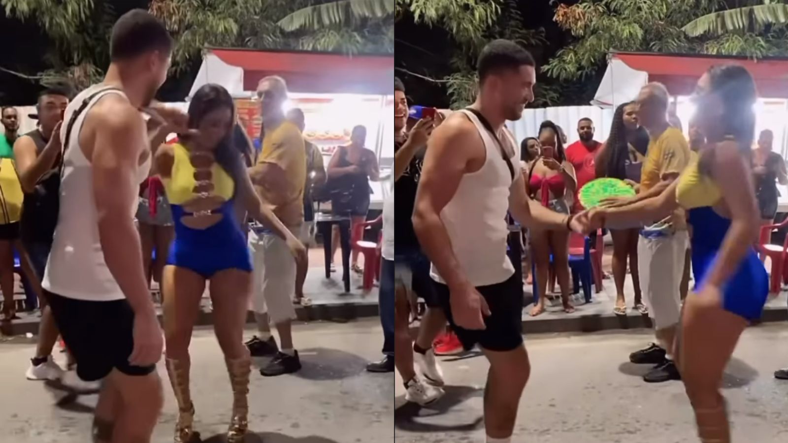 Lexa e Ricardo Vianna caíram no samba em ensaio de Carnaval Reprodução/Instagram - 15.12.2023 