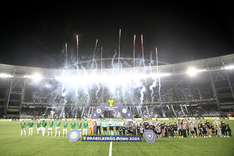 Botafogo x Palmeiras (Foto: Vítor Silva/Botafogo)