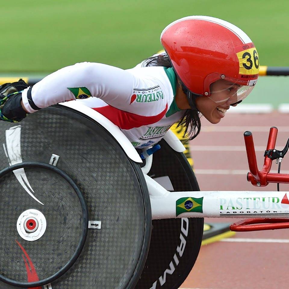 Aline Rocha, atleta paralímpica. Foto: Facebook/Reprodução