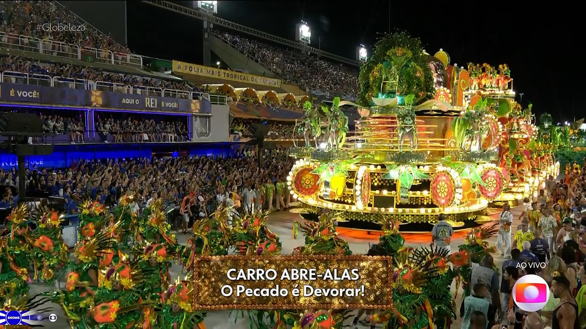 Carnaval RJ: Mocidade Reprodução/TV Globo