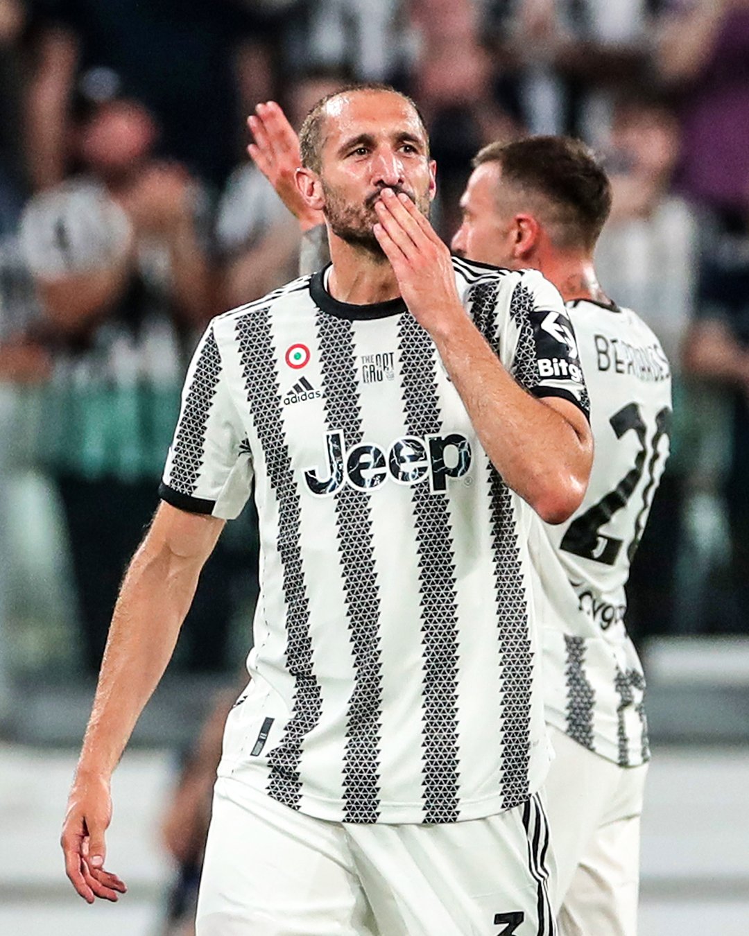 Chiellini Reprodução/Twitter