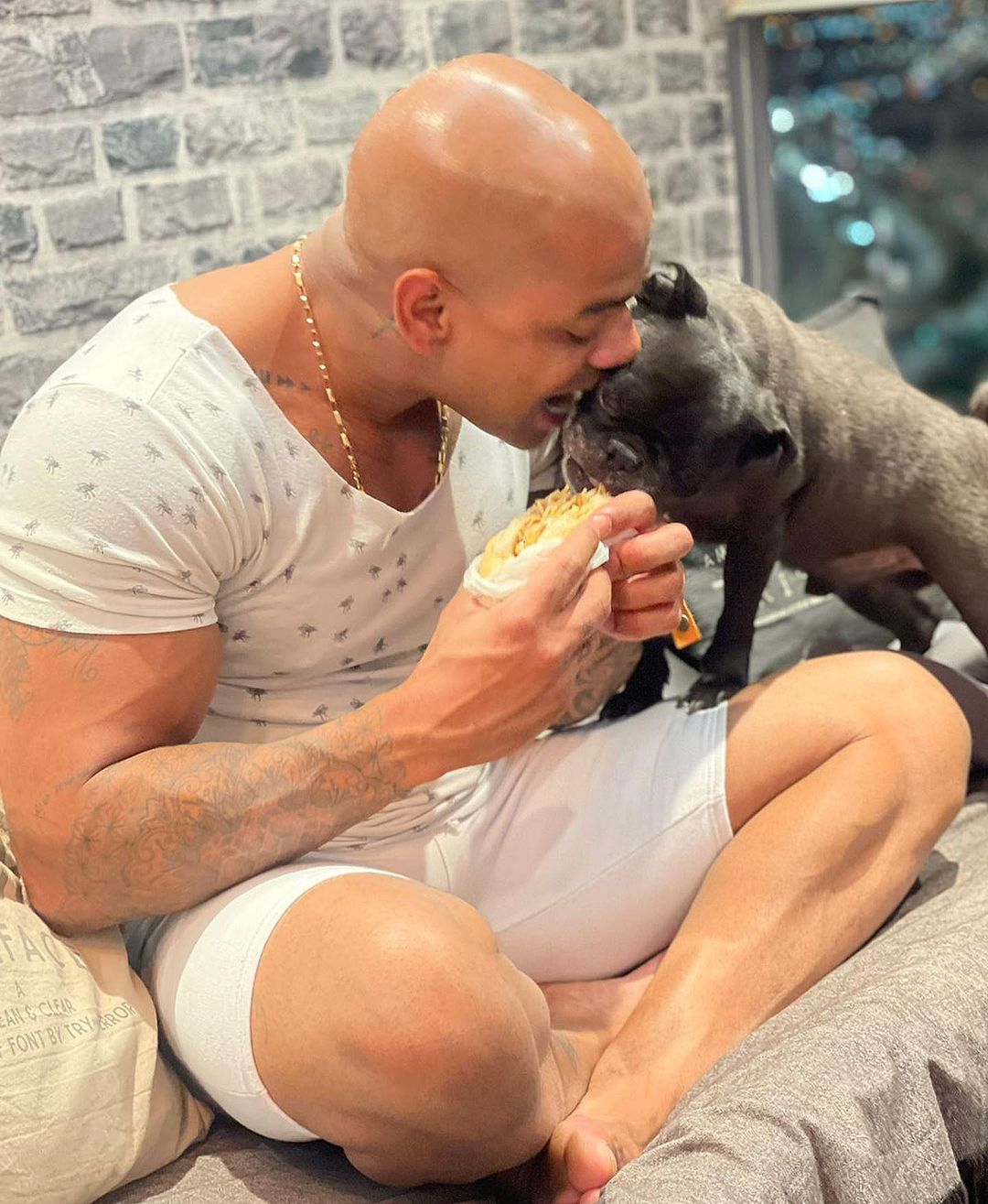 "Ele é tudo para mim", diz Black sobre Rocco. Foto: Reprodução/Instagram