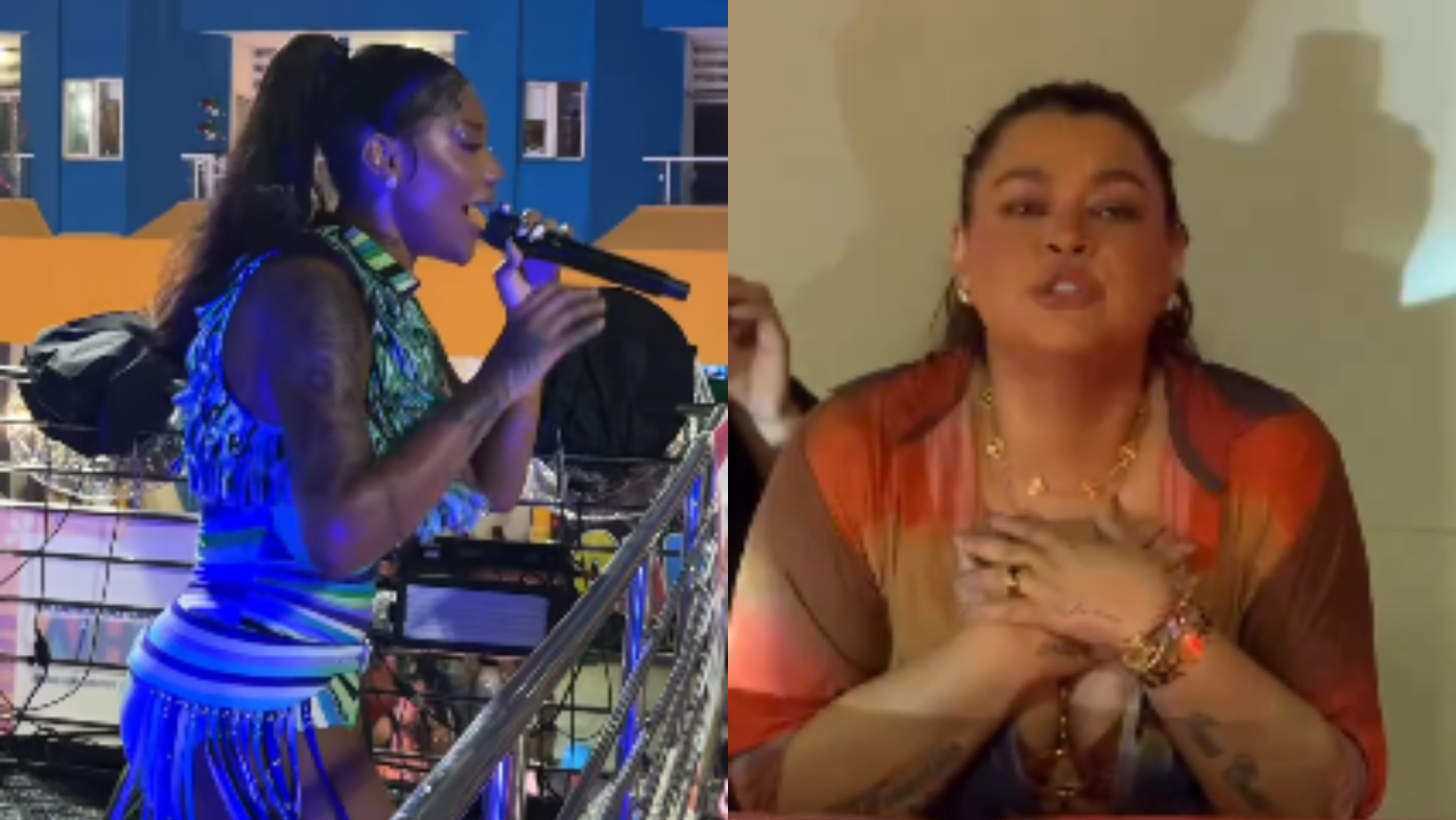 Ludmilla homenageia Preta Gil. Foto: Reprodução Instagram - 28.2.2025