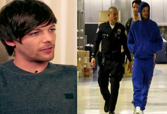 Louis Tomlinson - O integrante da banda One Direction foi detido em Los Angeles, em 2017, ao brigar com um fotógrafo no aeroporto. Em 2019, mais uma confusão, também por causa de fotógrafos. É famoso, mas não quer ser fotografado.  