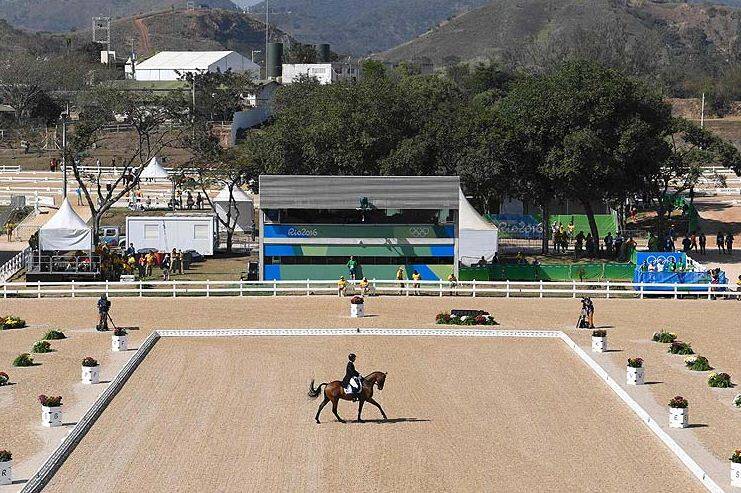 Brasil estreia na prova de adestramento do Hipismo CCE. Foto: Reprodução/Twitter