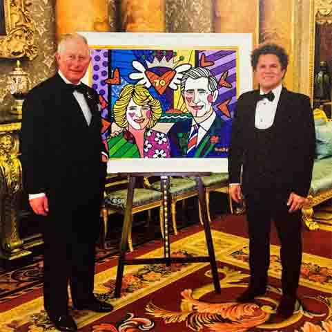 Em sua carreira, Britto produziu obras para diversas personalidades, como Michael Jackson, Pelé, Madonna, Arnold Schwarzenegger e o Rei Charles, do Reino Unido.
 Reprodução: Flipar