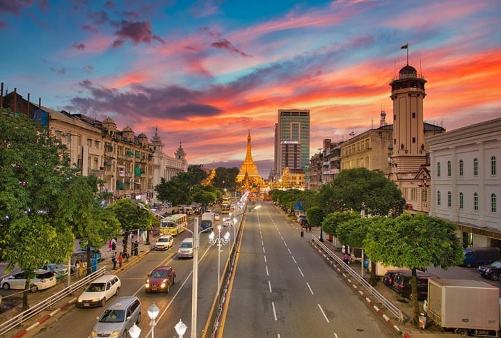 Myanmar (Ásia) - 23 pontos. Capital: Naipidau. População: 53,8 milhões.  Reprodução: Flipar