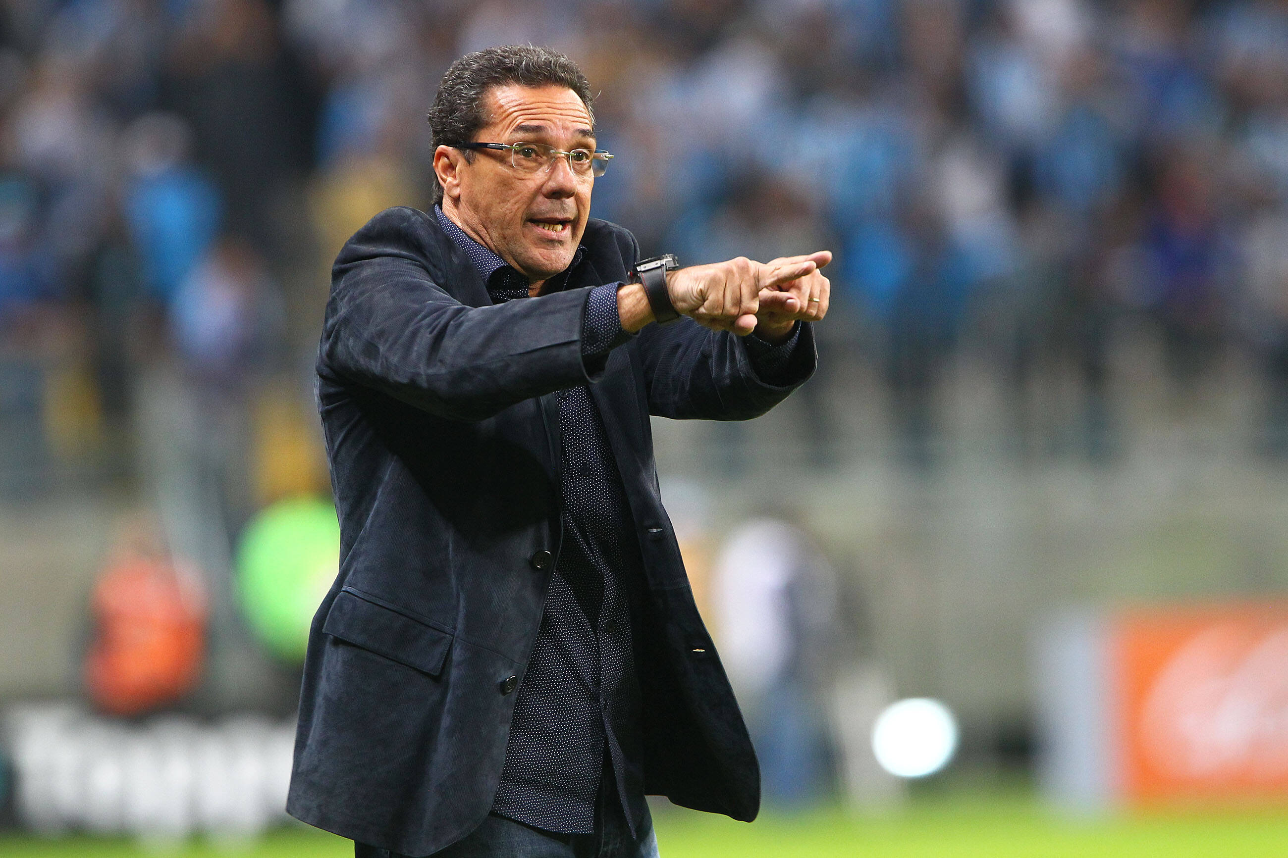 Vanderlei Luxemburgo, técnico do Grêmio. Foto: Flickr/Grêmio