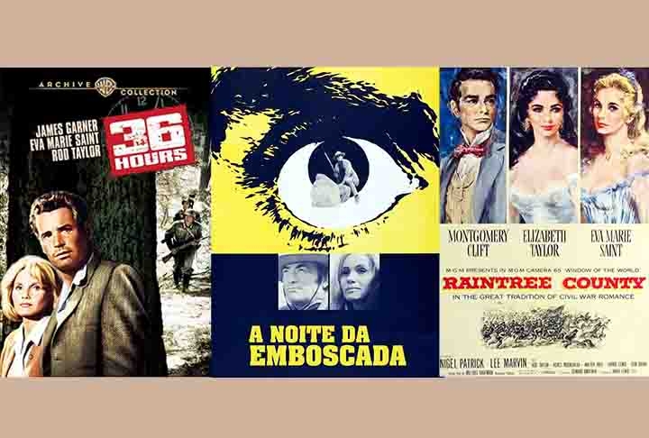 Eva Marie Saint também integrou o elenco do filme “Adeus às Ilusões”, de Vincente Minnelli, e que contou com o famoso casal Elizabeth Taylor e Richard Burton. 
 Reprodução: Flipar