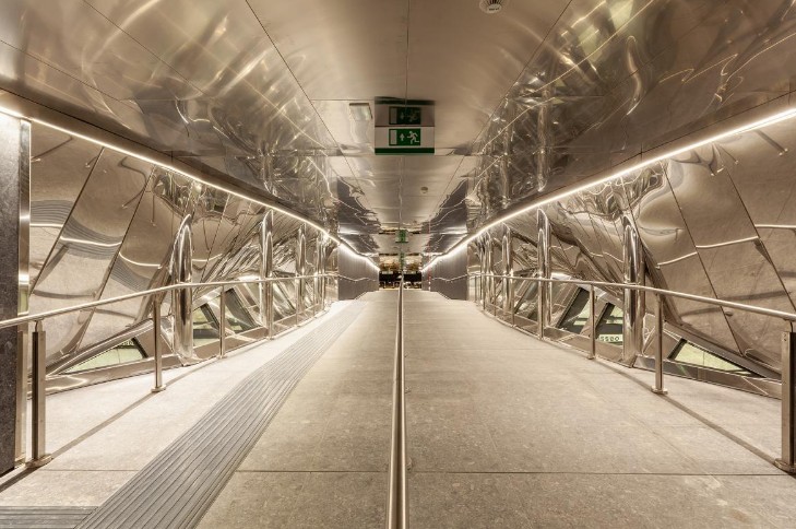 Estação de Metrô - Roma. Foto: Divulgação / Roma Metropolitane