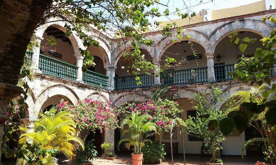 O interior do Convento Santa Cruz de La Popa, em Cartagena (Colômbia). Foto: TripAdvisor