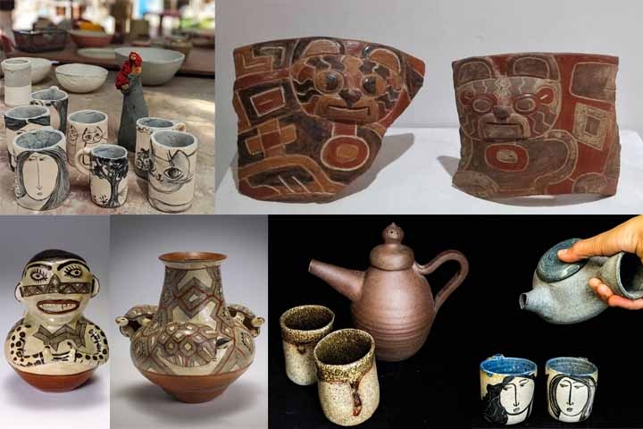 Tumbaco, Equador - Conhecida por sua cerâmica tradicional do Equador, com peças feitas principalmente à mão. A região utiliza argilas locais de alta qualidade para criar obras e utensílios com grande detalhe, mantendo a tradição indígena. Reprodução: Flipar