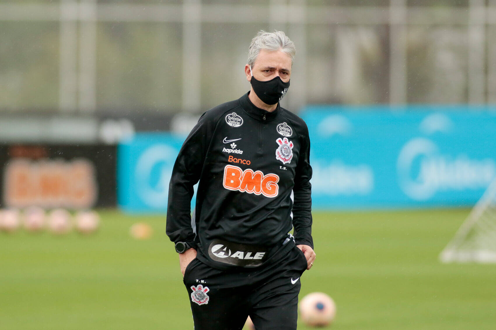 Jogadores treinam no Corinthians. Foto: Rodrigo Coca/Agência Corinthians