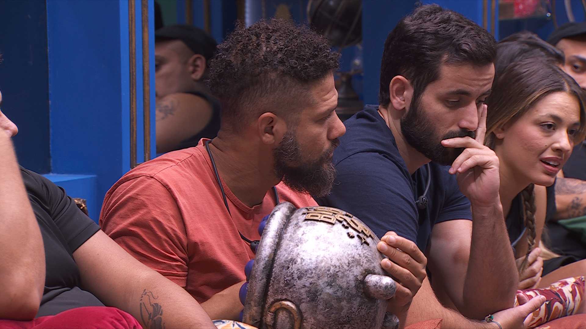 Quarta prova do anjo do teve sorteio entre participantes do 'BBB 24' Reprodução/Globo - 03.02.2024 